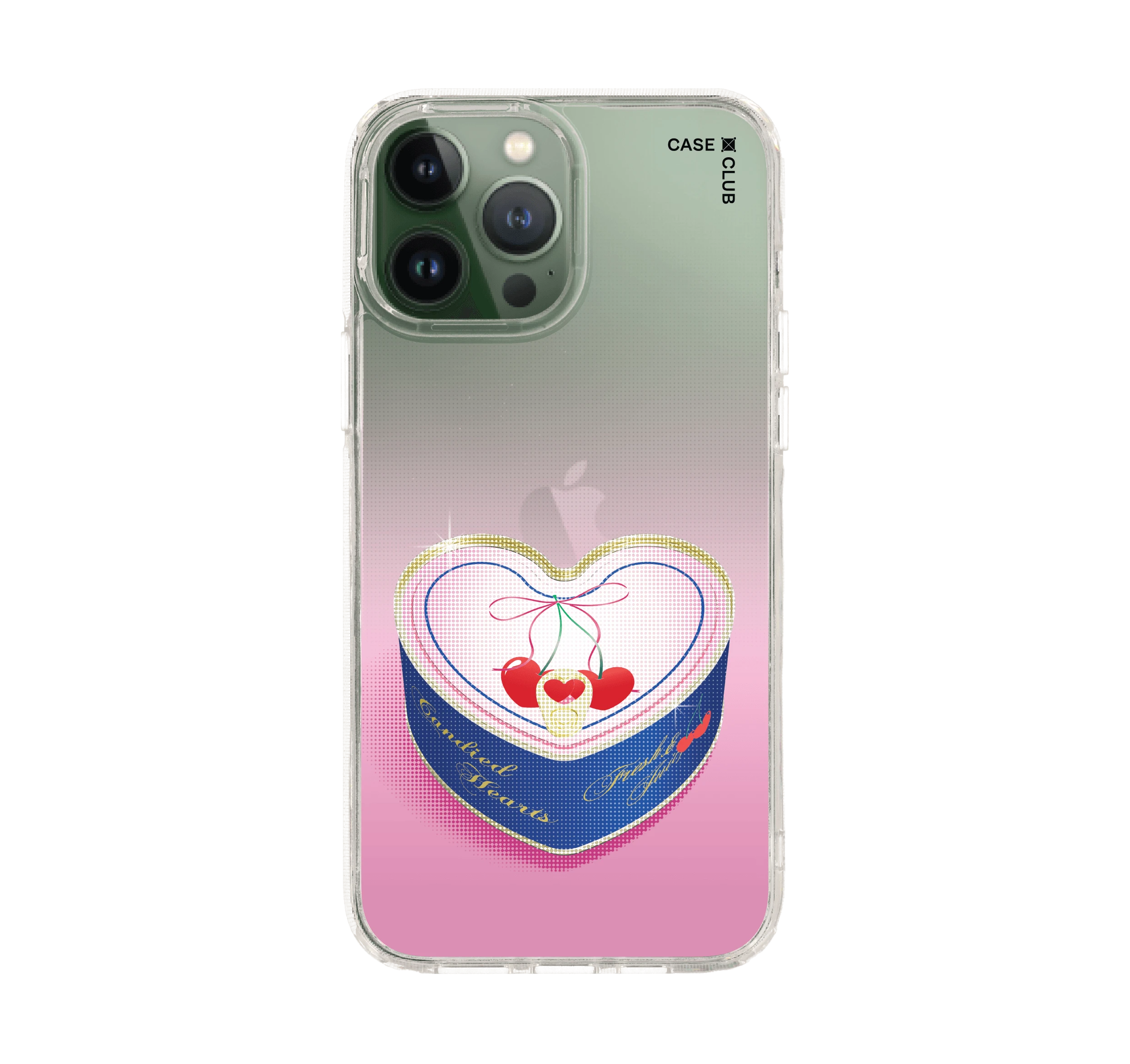 halftone candy heart